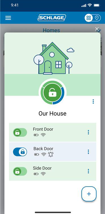 Schlage Home app Screen Shot