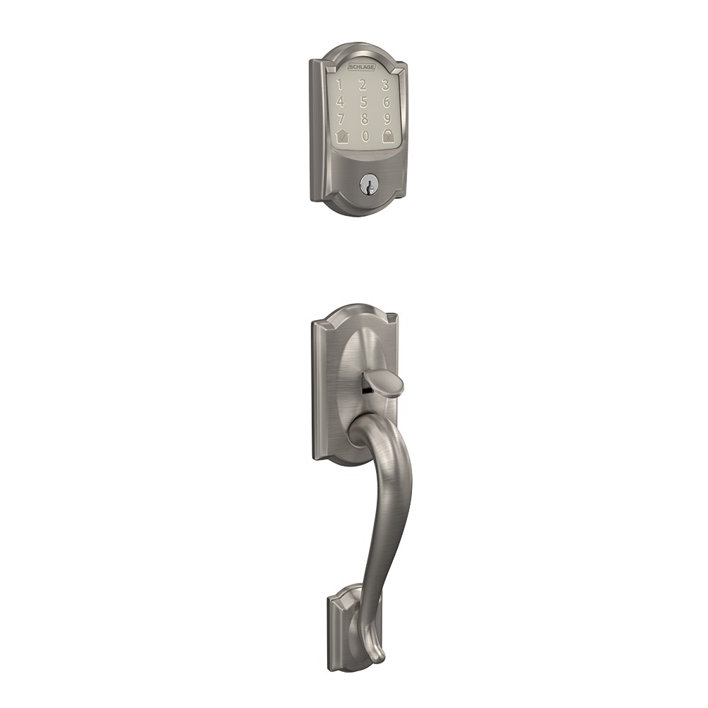 schlage-encode-in-satin-nickel-with-camelot-front-door-handle