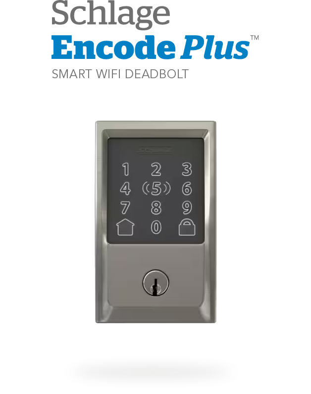 Schlage Encode Plus Smart WiFi Deadbolt