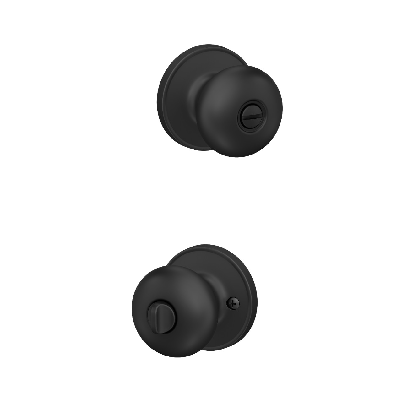 J Series Stratus Knob Bed & Bath Lock