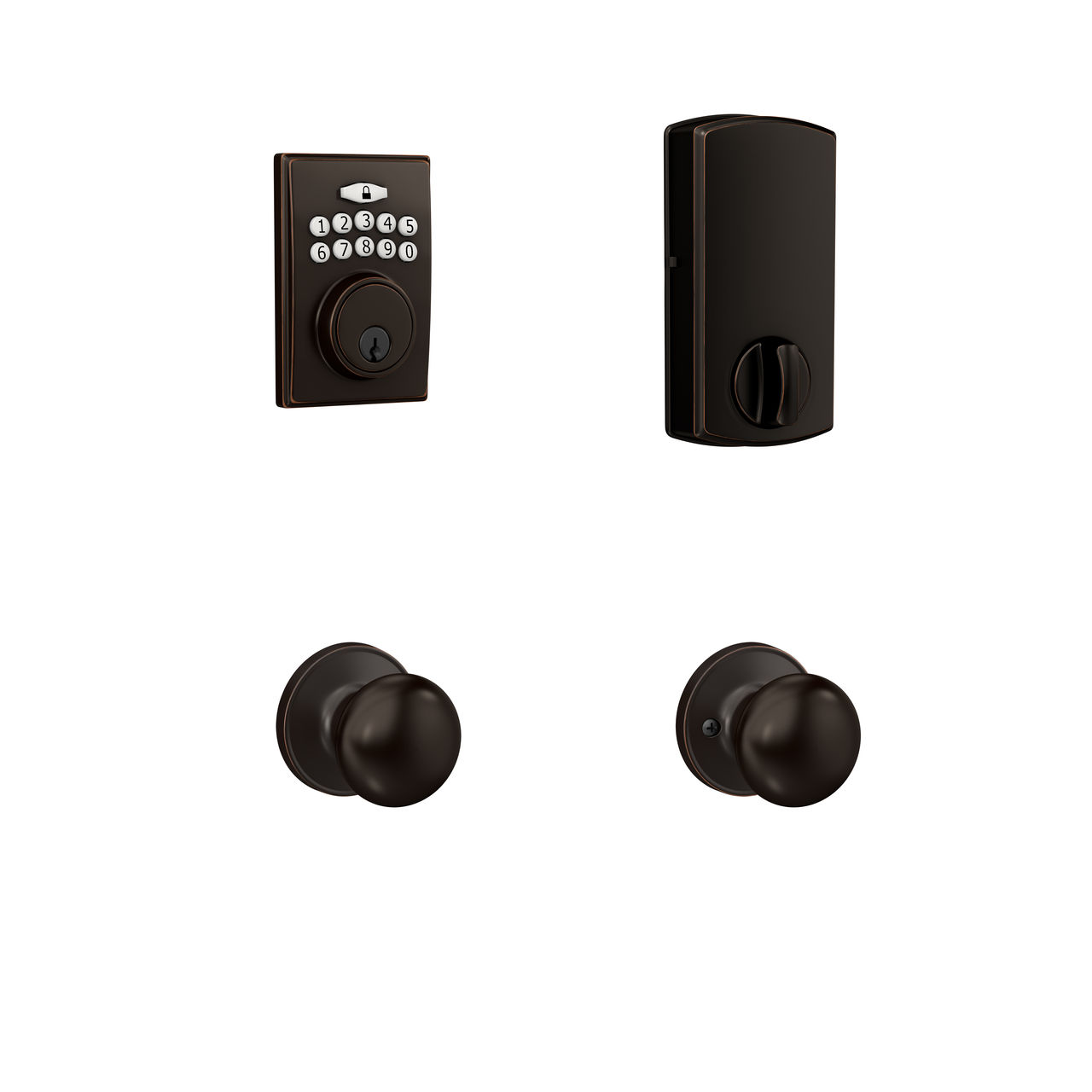 Dexter® Keypad Deadbolt with Stratus Knob