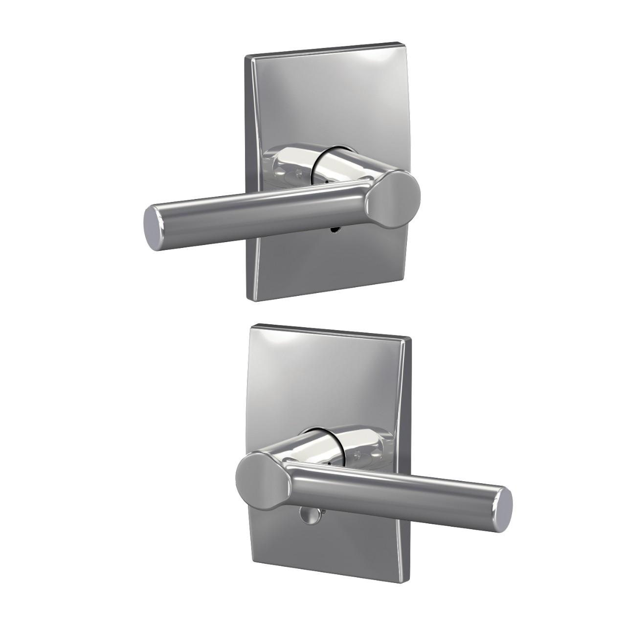 Custom Broadway Lever Combined Interior Hall-Closet and Bed-Bath Lock