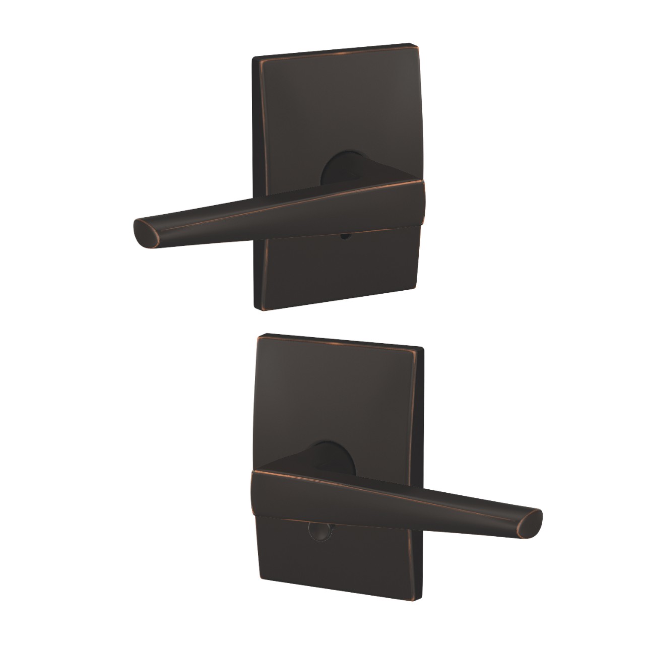 Custom Eller Lever Combined Interior Hall-Closet and Bed-Bath Lock