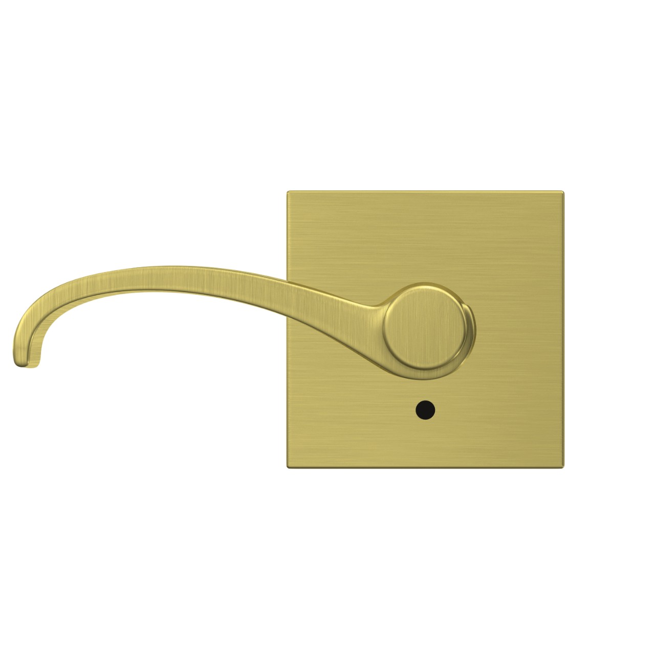 Custom Whitney Lever Combined Interior Hall-Closet and Bed-Bath Lock