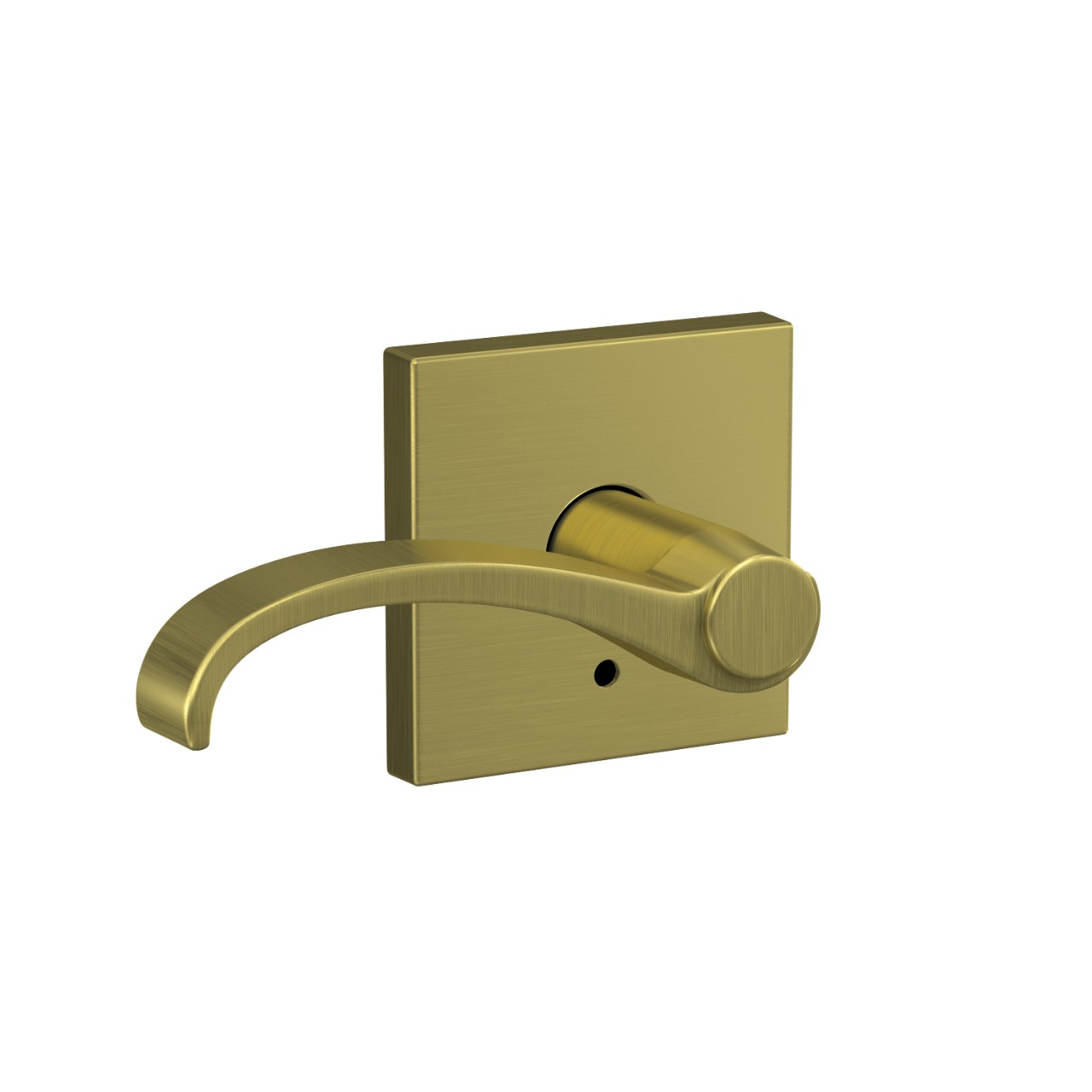 Custom Whitney Lever Combined Interior Hall-Closet and Bed-Bath Lock