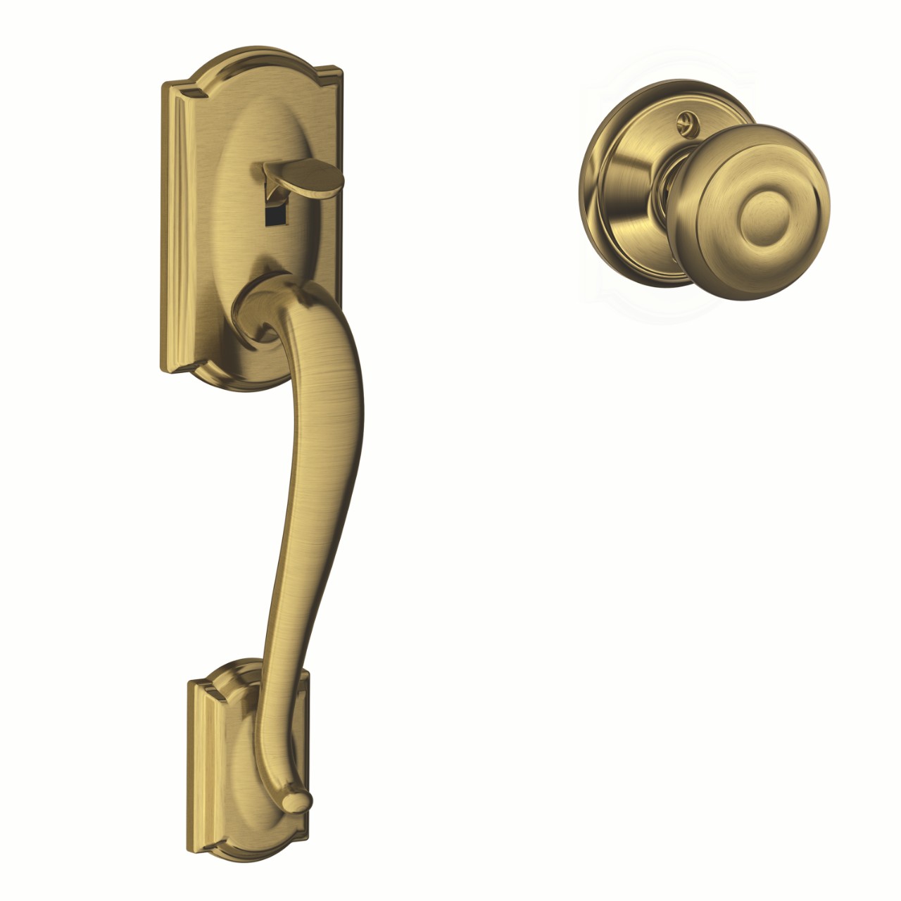 Front Entry Handle and Georgian Knob