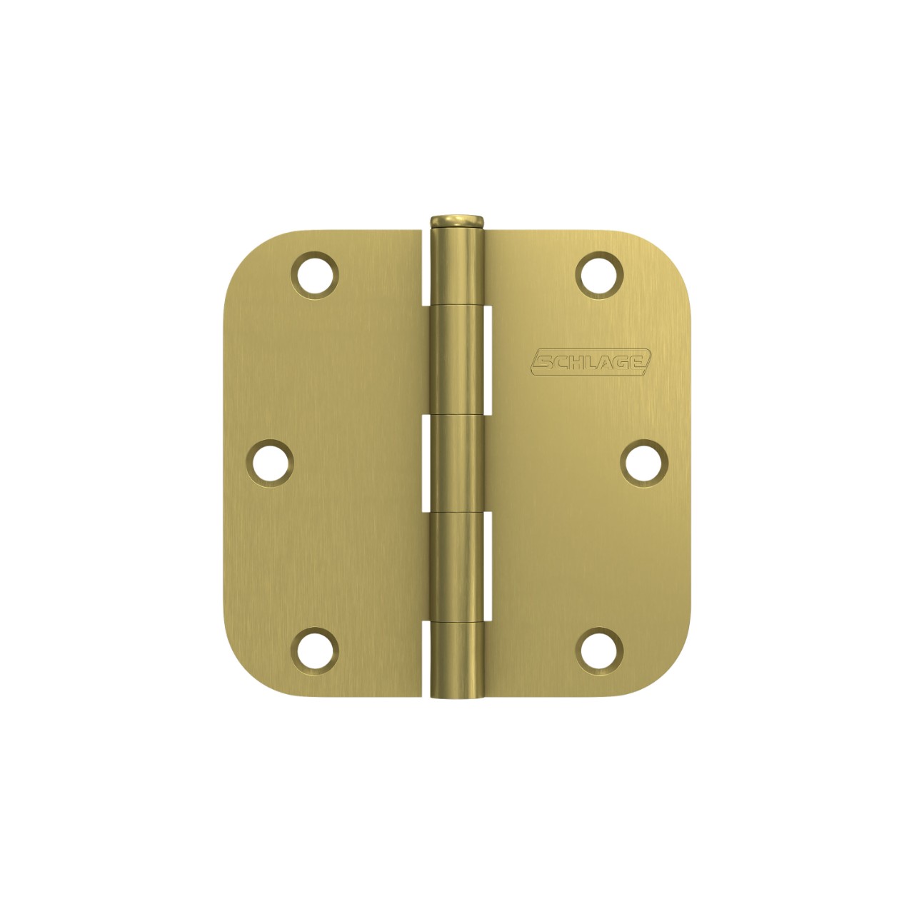 3.5" Round Hinge 5/8" Radius