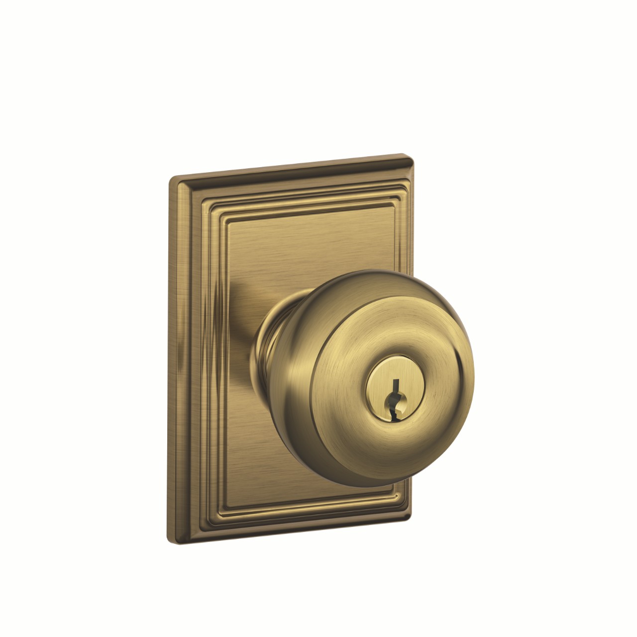 Georgian Knob Keyed Entry Lock