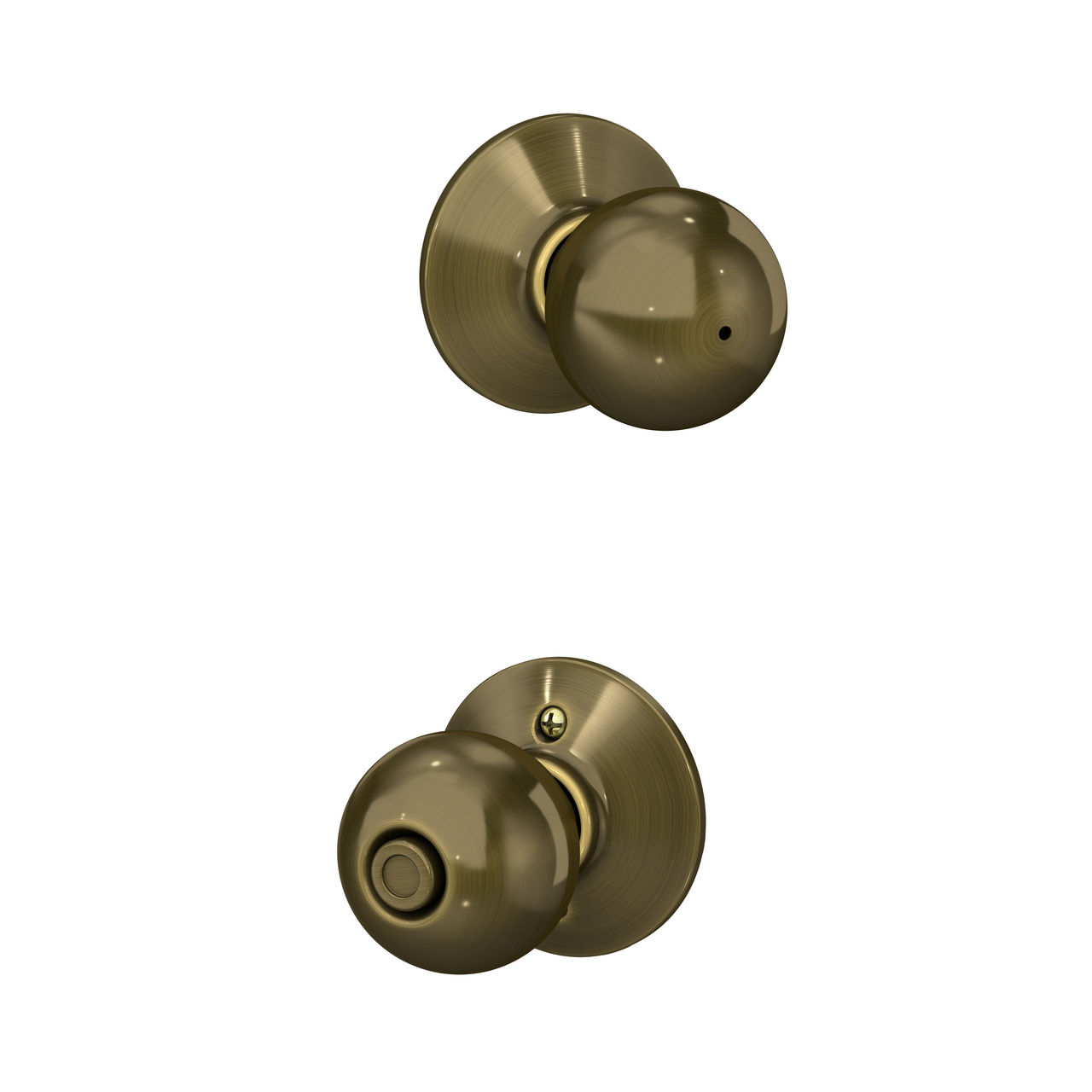 Orbit Knob Bed & Bath Lock