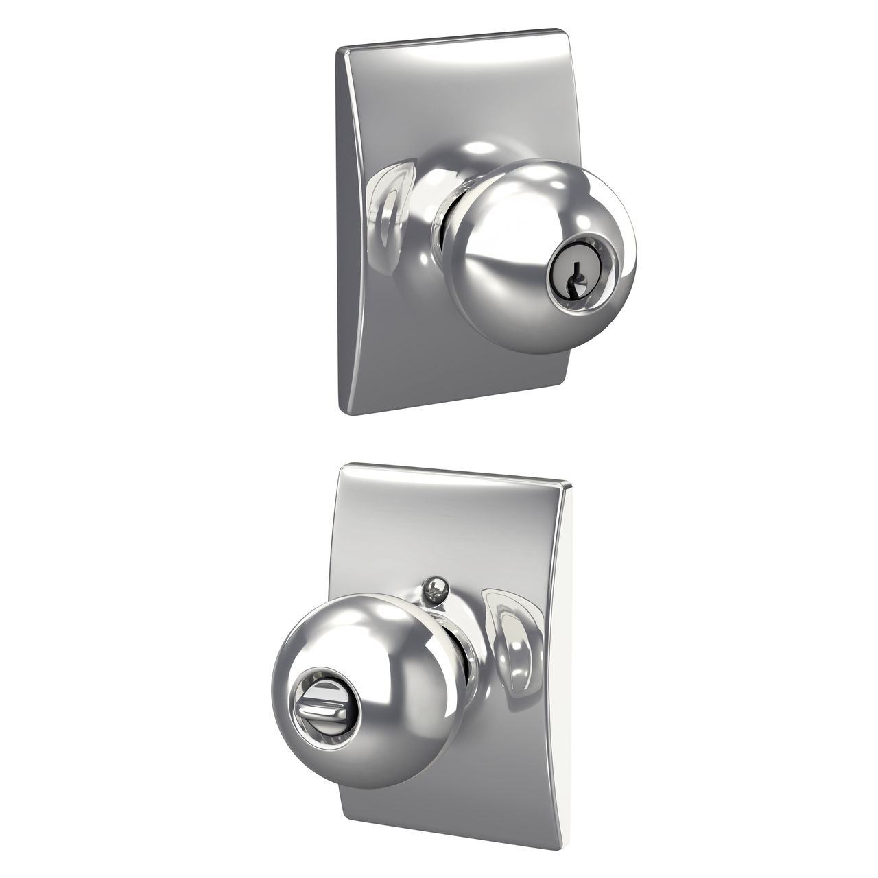 Orbit Knob Keyed Entry Lock