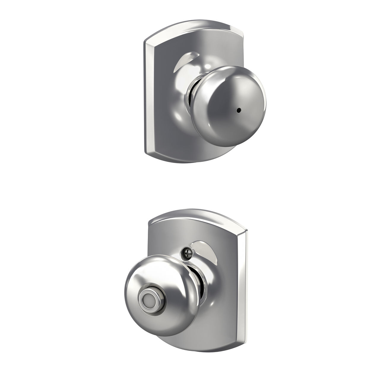 Plymouth Knob Bed & Bath Lock