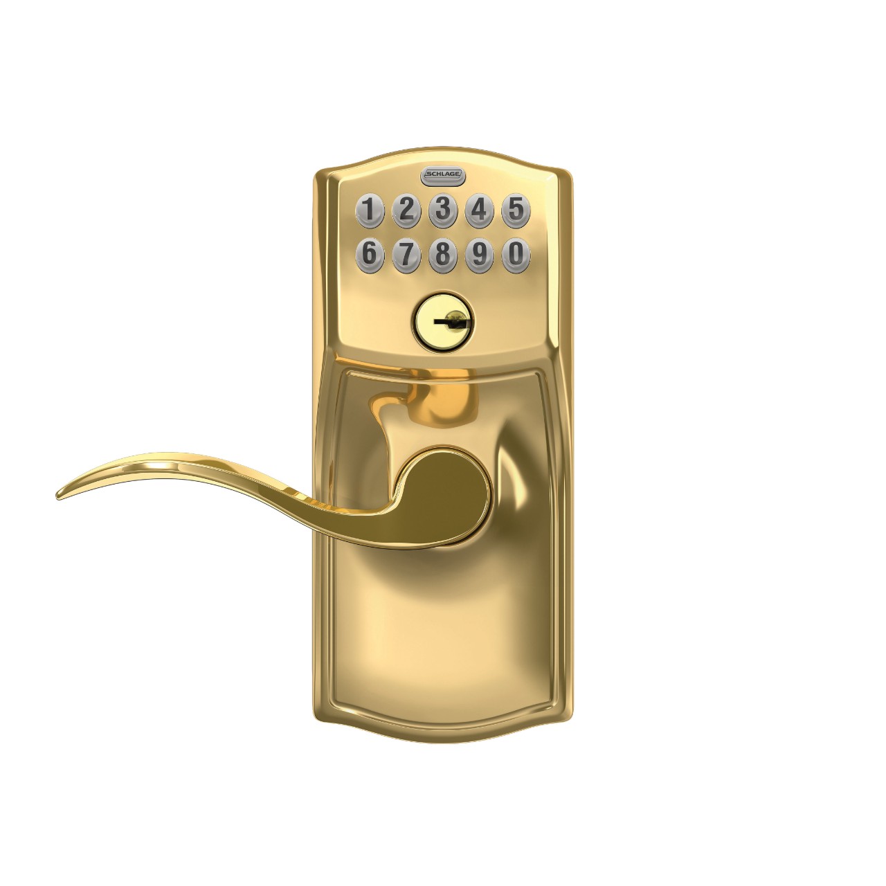 Keypad Lever and Accent Lever with Flex Lock