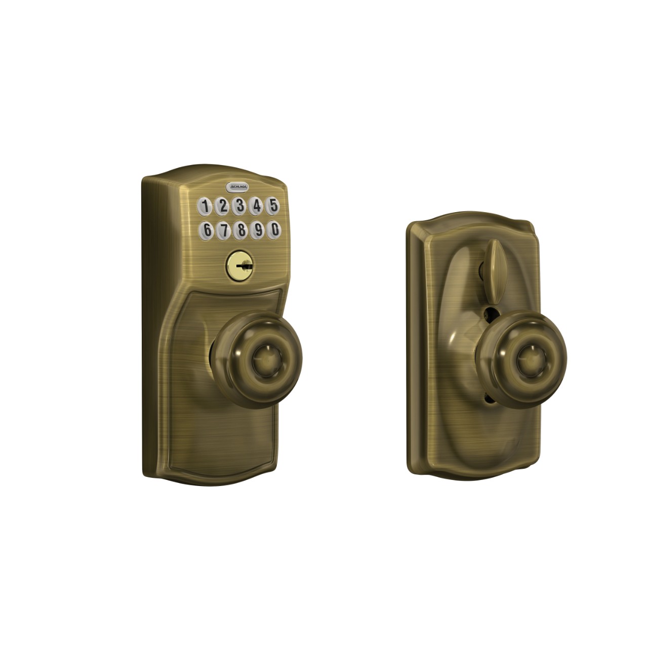 Keypad Knob and Georgian Knob with Flex Lock