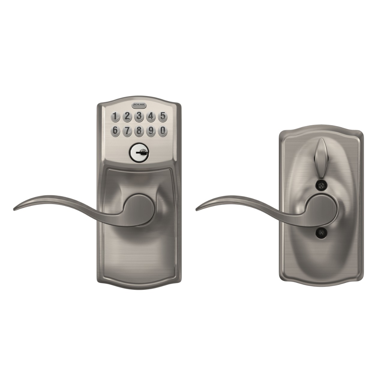 Keypad Lever and Accent Lever with Flex Lock