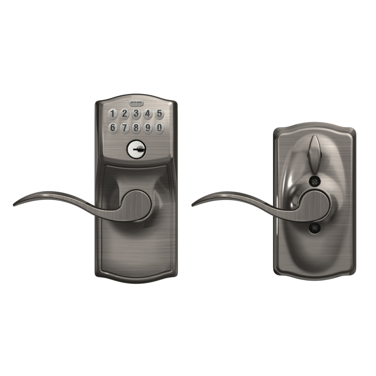 Keypad Lever and Accent Lever with Flex Lock