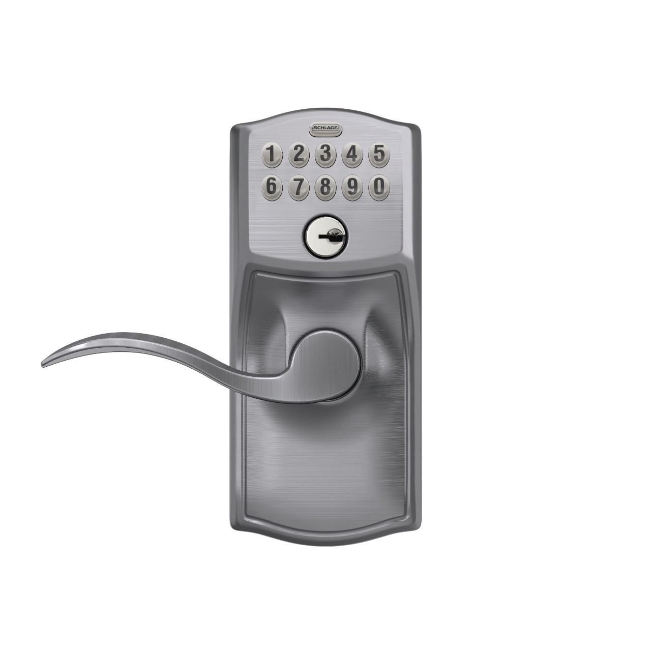 Keypad Lever and Accent Lever with Flex Lock