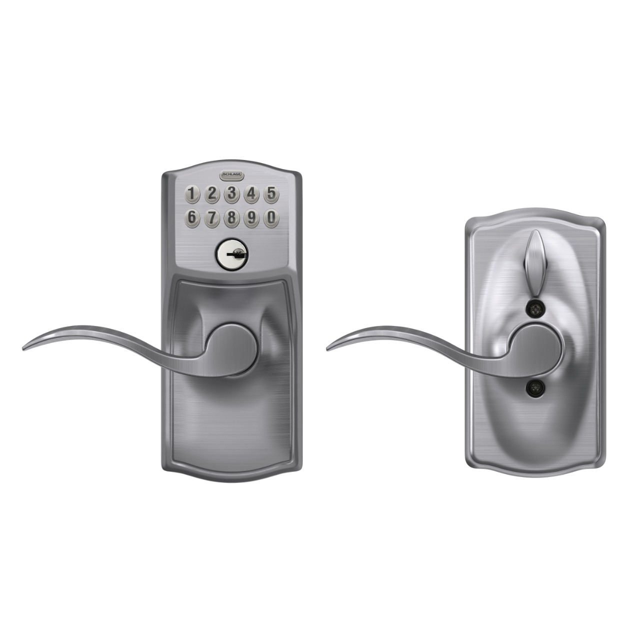 Keypad Lever and Accent Lever with Flex Lock