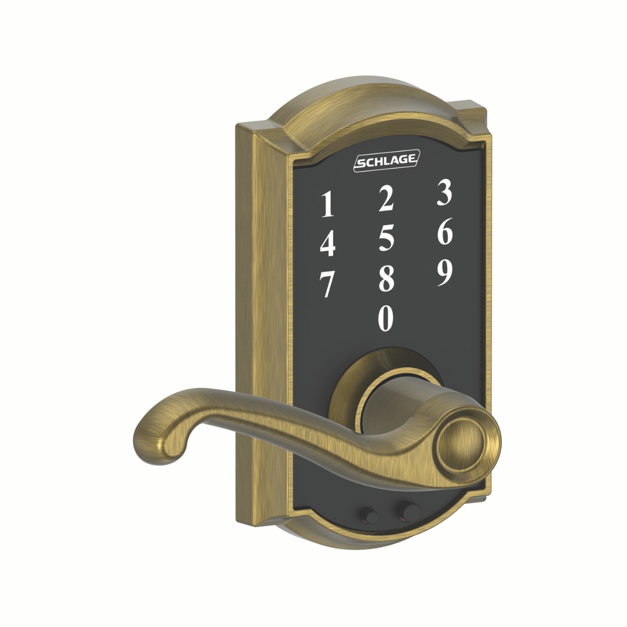 Schlage Touch™ Keyless Touchscreen Lever with Flair Lever