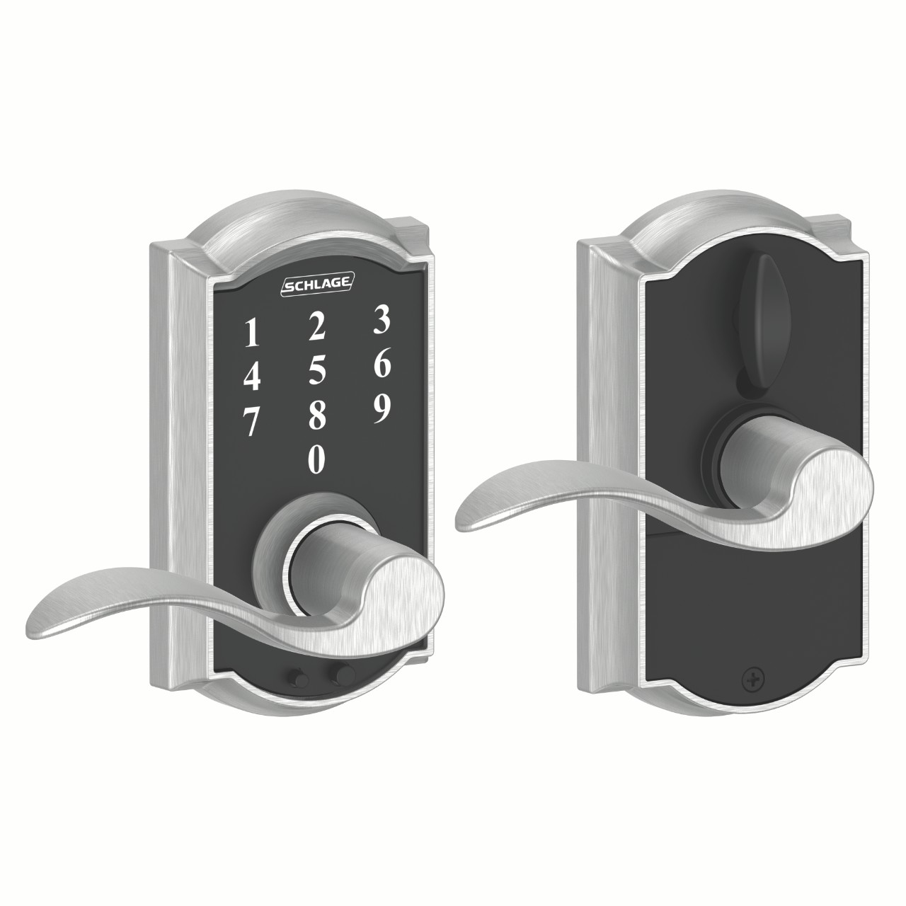 Schlage Touch™ Keyless Touchscreen Lever with Accent Lever