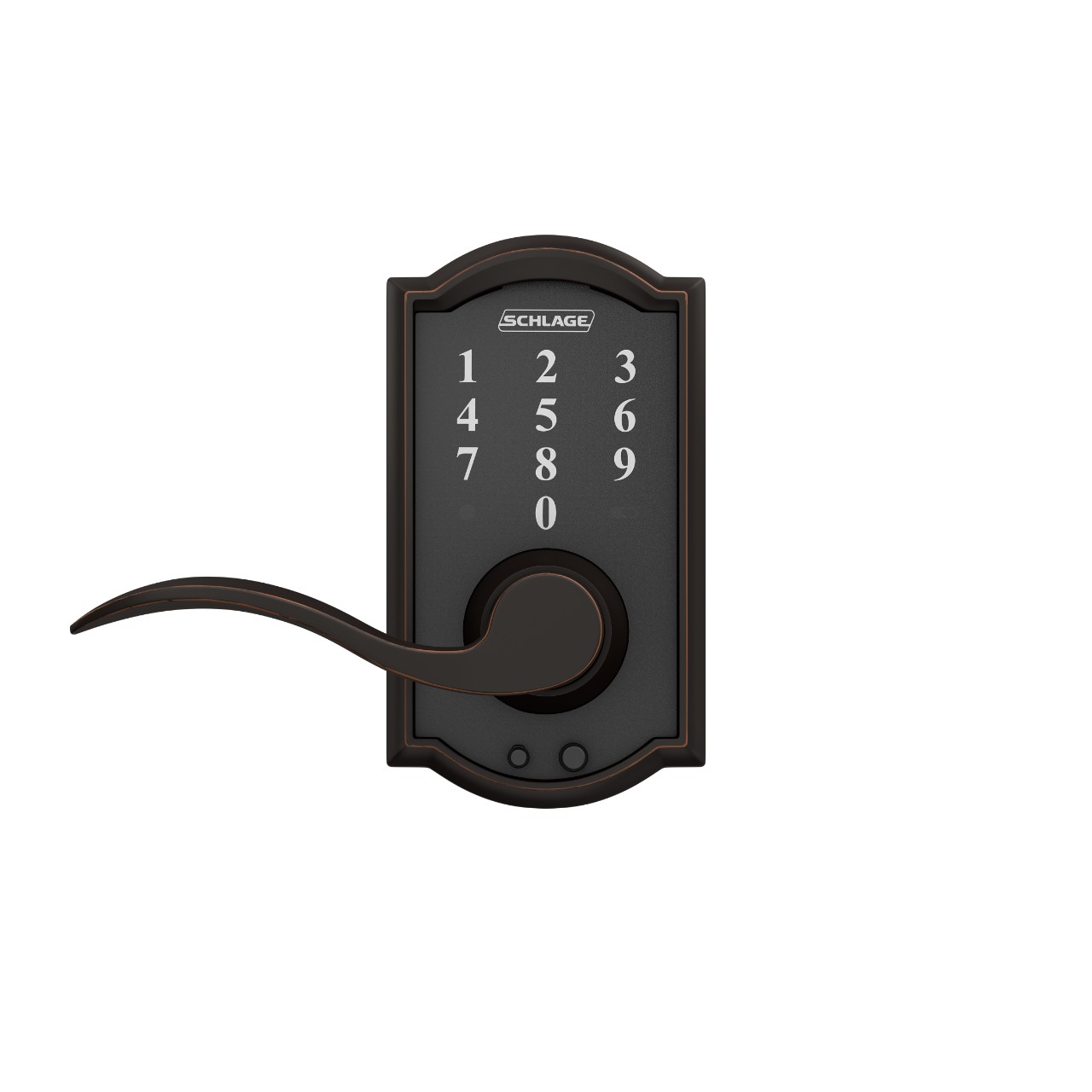 Schlage Touch™ Keyless Touchscreen Lever with Accent Lever