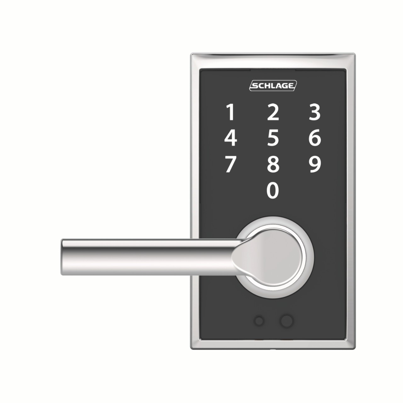 Schlage Touch™ Keyless Touchscreen Lever with Broadway Lever