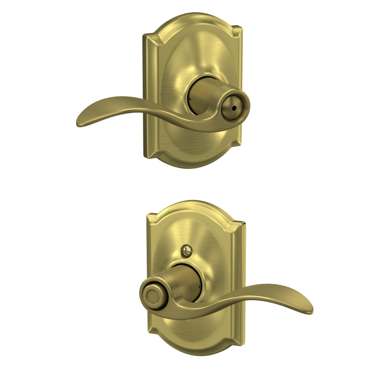 Accent Lever Bed & Bath Lock