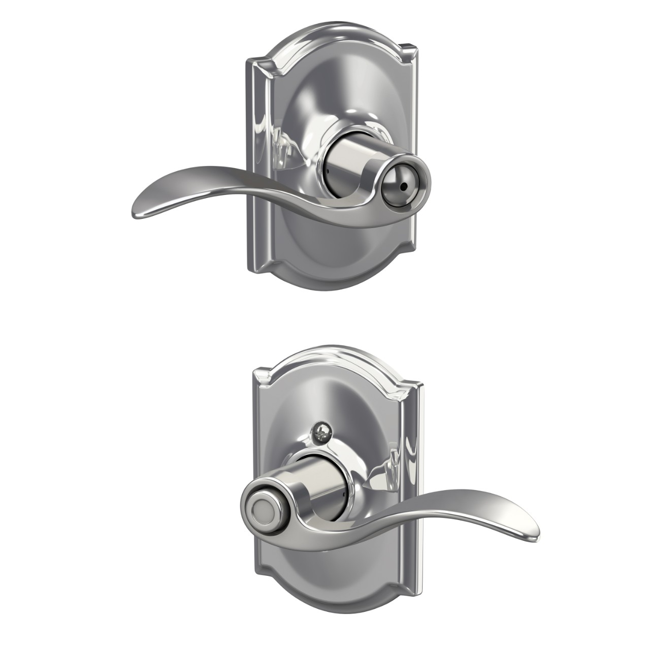 Accent Lever Bed & Bath Lock