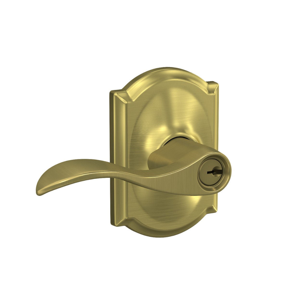 Accent Lever Keyed Entry Lock