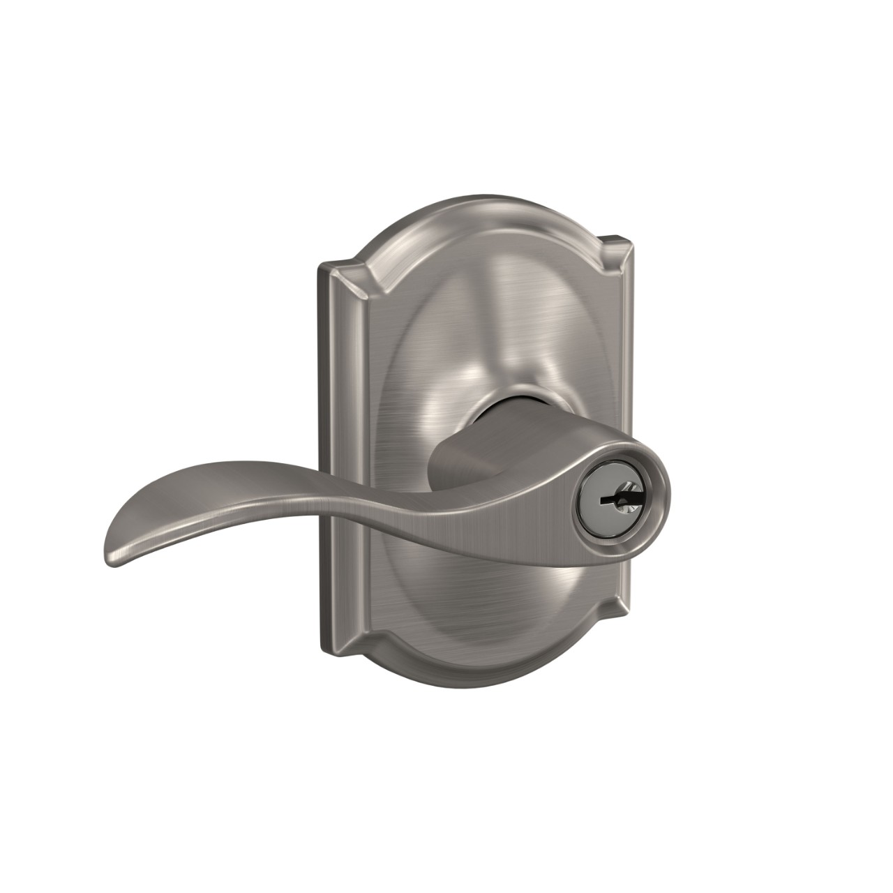 Accent Lever Keyed Entry Lock