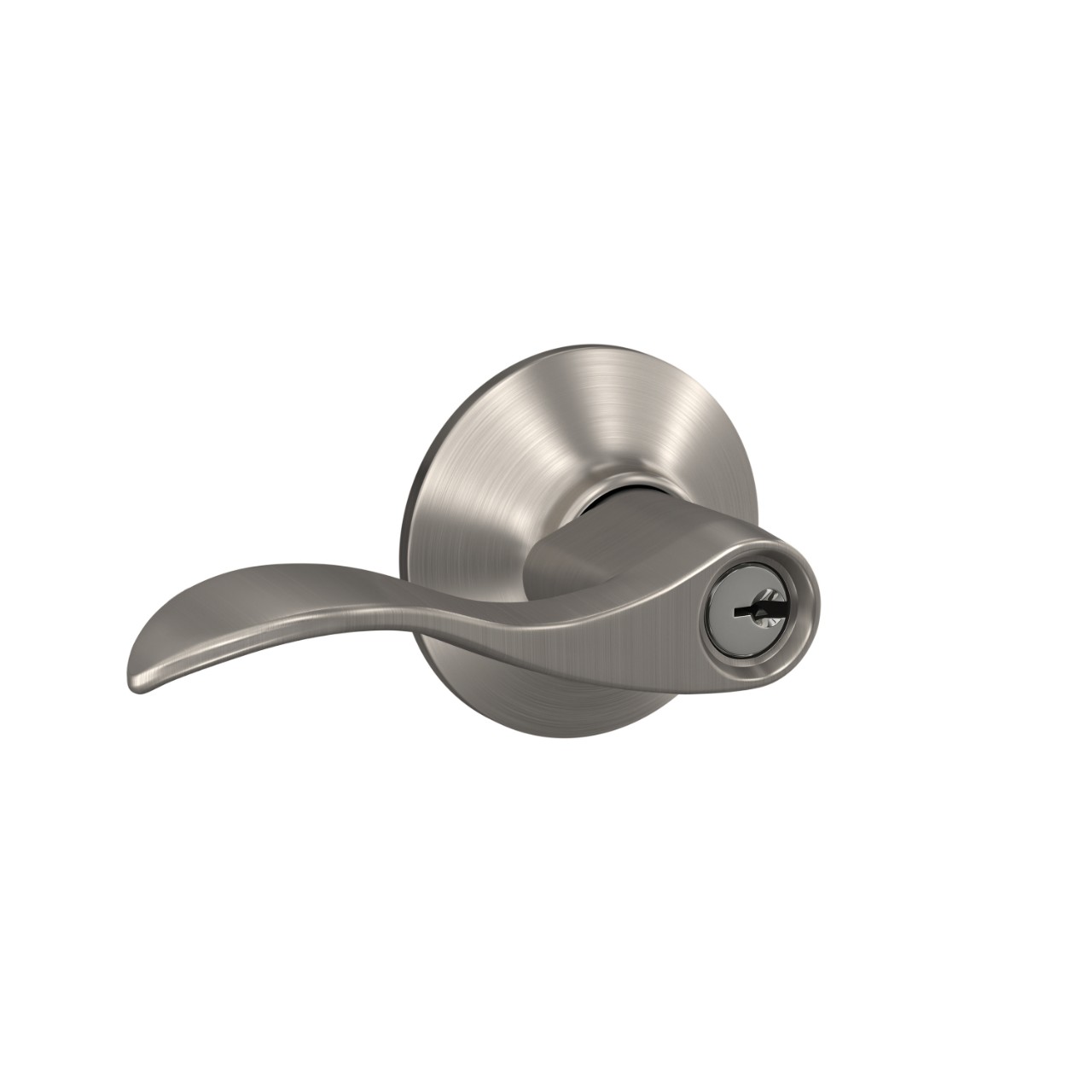 Accent Lever Keyed Entry Lock