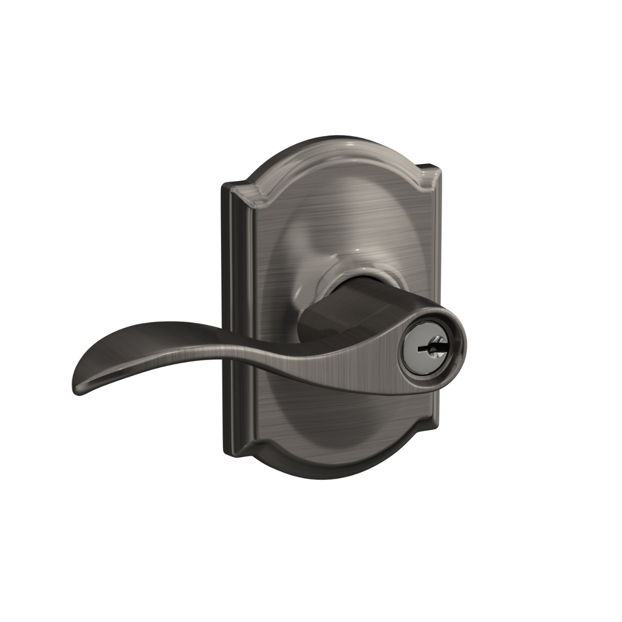 Accent Lever Keyed Entry Lock