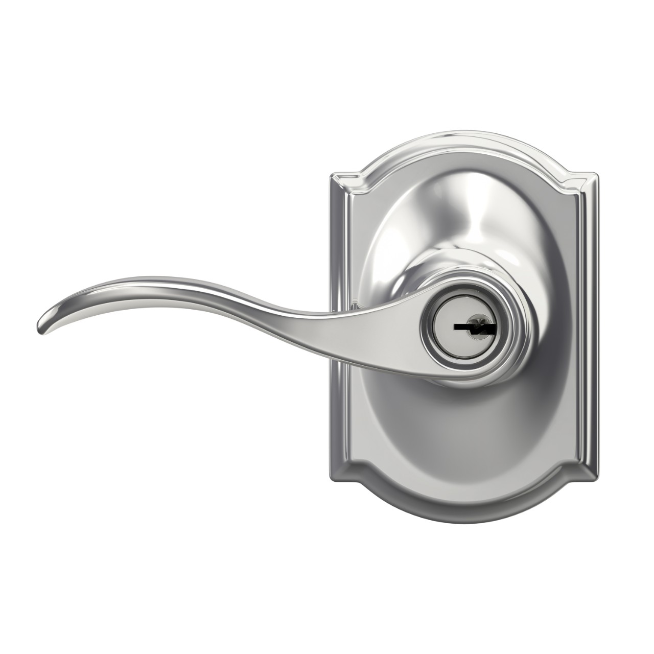 Accent Lever Keyed Entry Lock