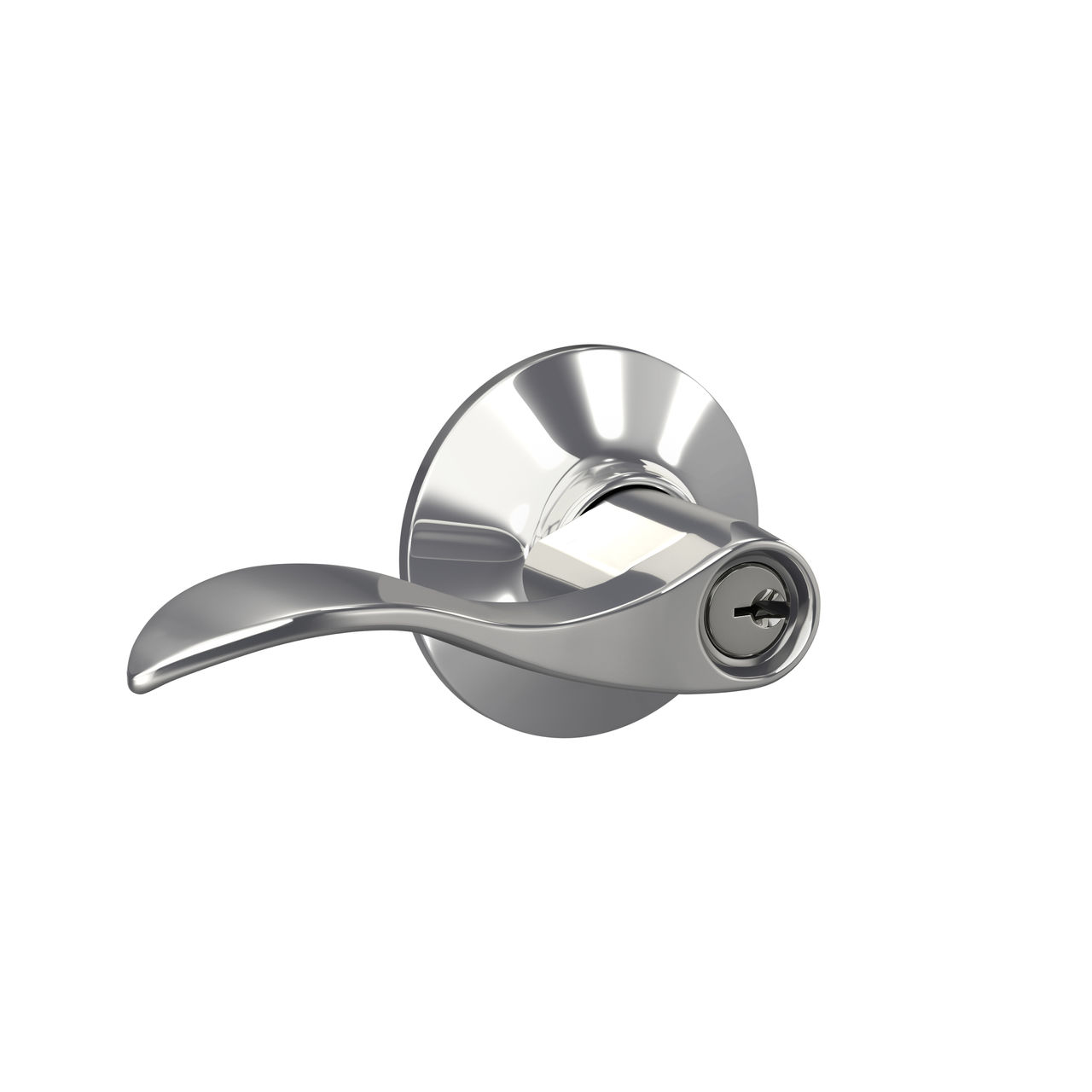 Accent Lever Keyed Entry Lock