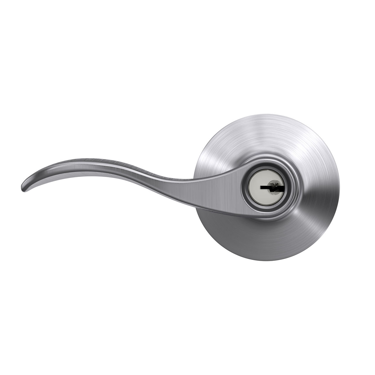 Accent Lever Keyed Entry Lock