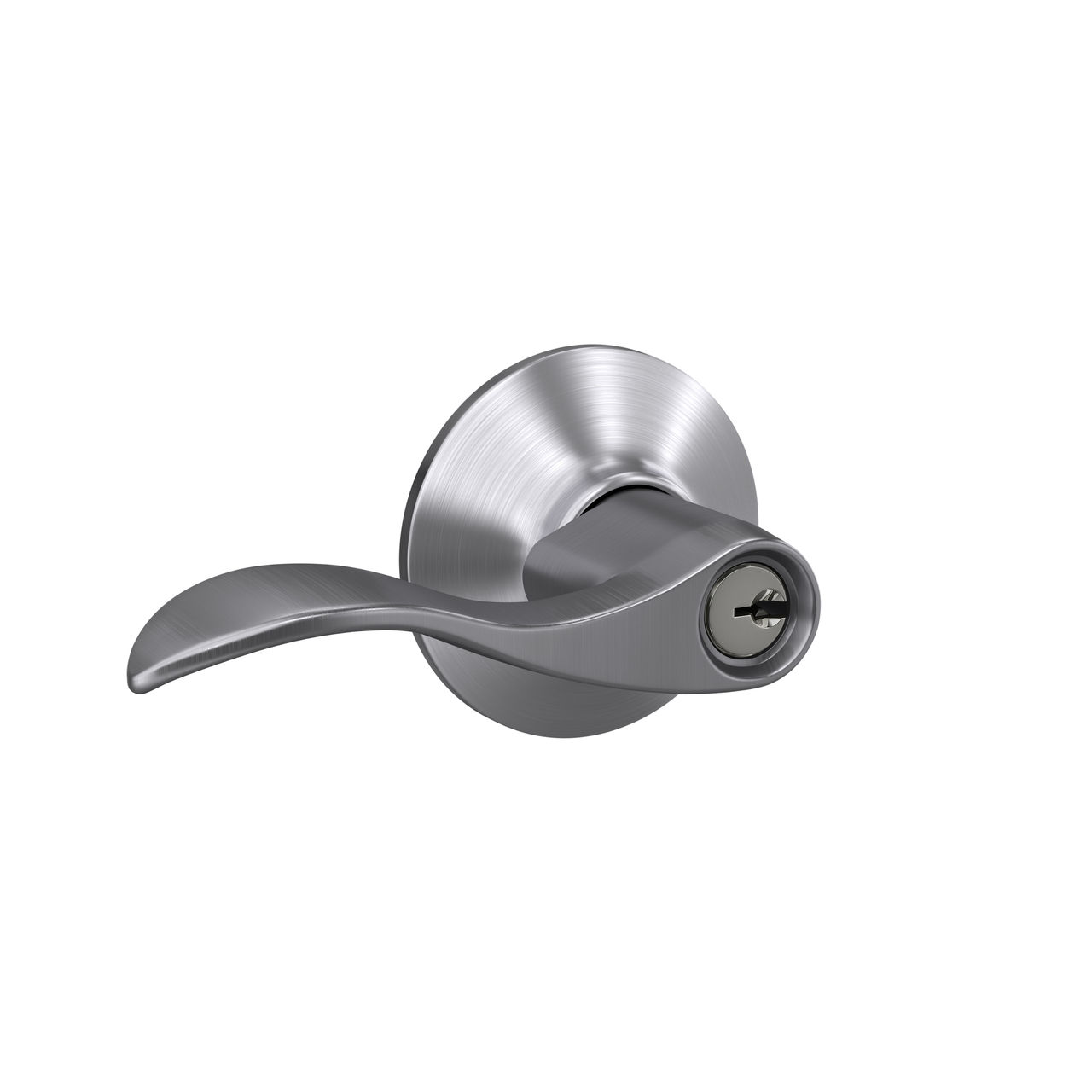 Accent Lever Keyed Entry Lock