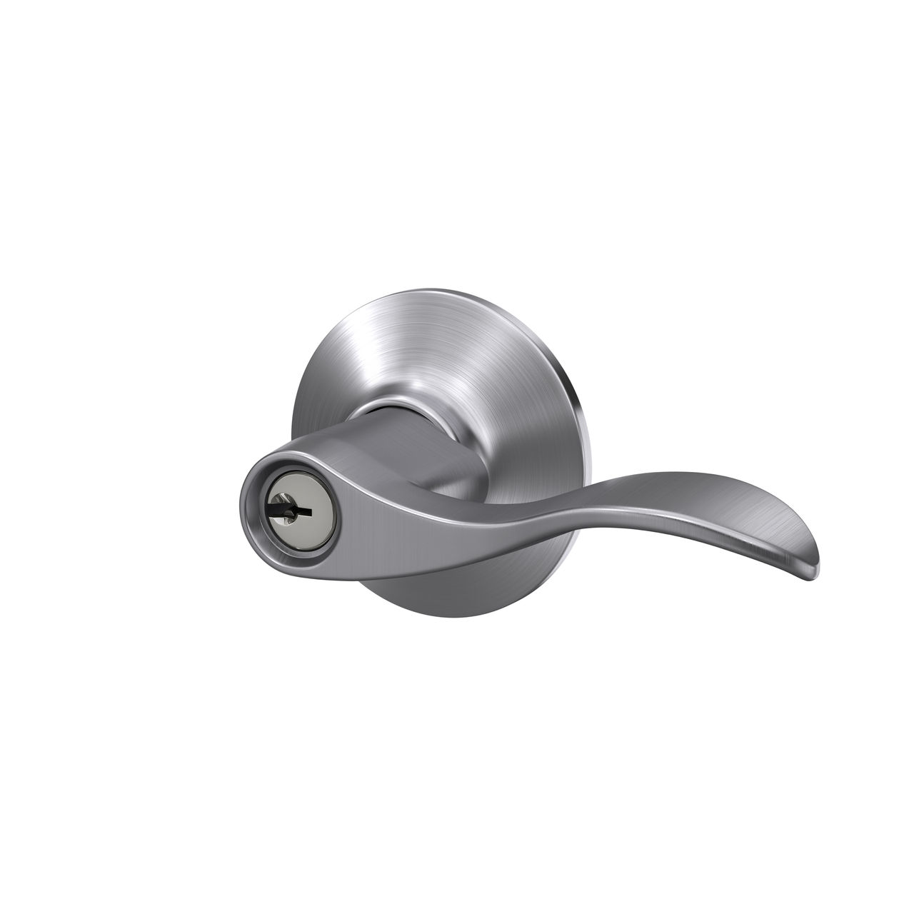 Accent Lever Keyed Entry Lock