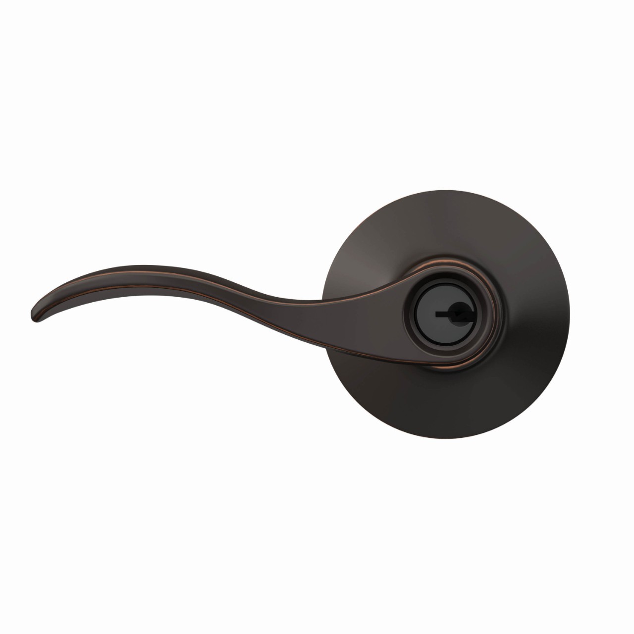 Accent Lever Keyed Entry Lock