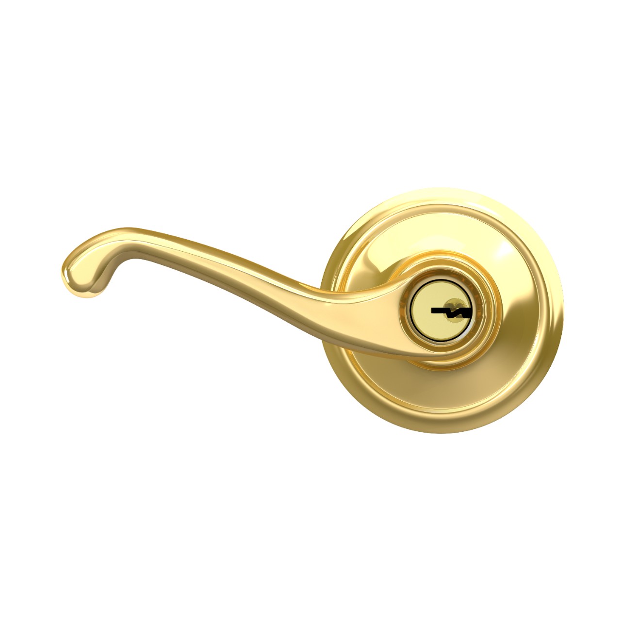 Flair Lever Keyed Entry Lock