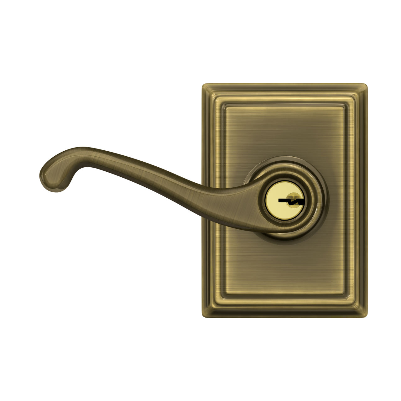 Flair Lever Keyed Entry Lock