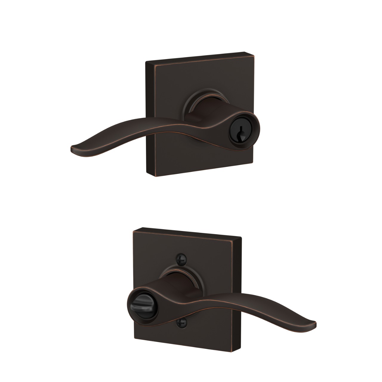 Pennant Lever Keyed Entry Lock